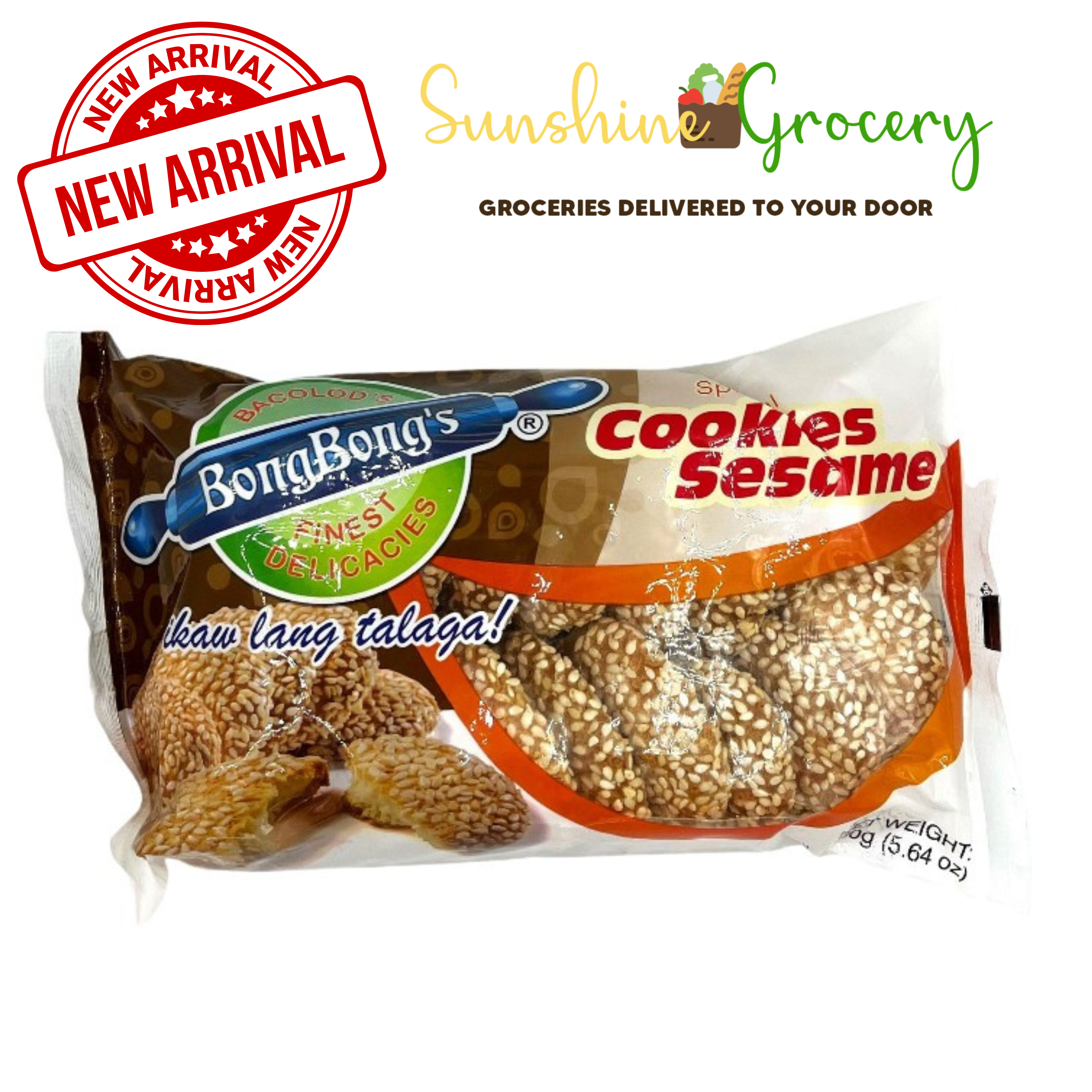 Bongbong’s Sesame Cookies 160g – Sunshine Grocery